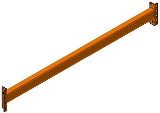 Paletový nosník PNB0480 (100mm) délka 2700