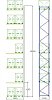 Pal-Rack 10000 pole 1900 / 1000 kg / přídavné pole