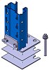 Pal-Rack 10000 pole 1900 / 1000 kg / přídavné pole