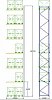 Pal-Rack 10000 pole 1900 / 500 kg / přídavné pole