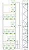 Pal-Rack 10000 pole 2700 / 1000 kg / základní pole