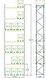 Pal-Rack 10000 pole 2700 / 1000 kg / základní pole