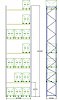 Pal-Rack 10000 pole 2700 / 500 kg / základní pole