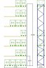 Pal-Rack 10000 pole 3600 / 500 kg / přídavné pole