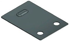 Nivelační plech 1mm pro jednostrannou patku Stowshelf