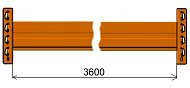 Paletový nosník PNB0436(160mm)/3600 mm sada
