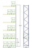 Pal-Rack 9000 pole 2700 / 1000 kg / přídavné pole