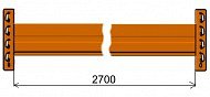 Pal-Rack 9000 pole 2700 / 1000 kg / základní pole