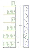 Pal-Rack 9000 pole 2700 / 500 kg / základní pole