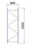 Rám Midi Rack 2500 x 800 mm