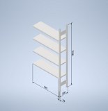 Stowshelf 2000/300 x 1000 přídavné pole