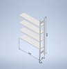Stowshelf 2000/300 x 1300 přídavné pole