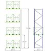 Pal-Rack 5000 pole 1900 / 1000 kg / přídavné pole