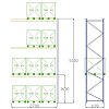 Pal-Rack 5000 pole 2700 / 500 kg / přídavné pole