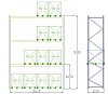 Pal-Rack 5000 pole 3600 / 500 kg / základní pole