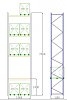 Pal-Rack 7000 pole 1900 / 1000 kg / základní pole