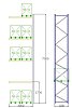 Pal-Rack 7000 pole 1900 / 500 kg / přídavné pole