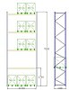 Pal-Rack 7000 pole 2700 / 500 kg / základní pole
