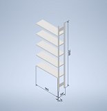 Stowshelf 2500/300 x 1000 přídavné pole