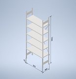 Stowshelf 2500/400 x 1000 základní pole