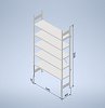 Stowshelf 2500/400 x 1300 základní pole