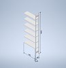 Stowshelf 3000/300 x 1000 přídavné pole