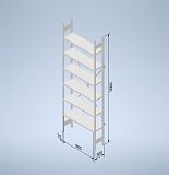Stowshelf 3000/300 x 1000 základní pole