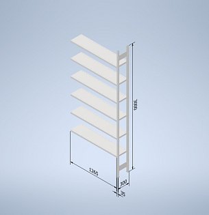 Stowshelf 3000/300 x 1300 přídavné pole
