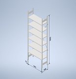 Stowshelf 3000/400 x 1000 základní pole