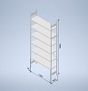 Stowshelf 3000/400 x 1300 základní pole
