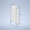 Stowshelf 3000/600 x 1000 základní pole