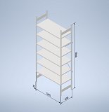 Stowshelf 3000/600 x 1300 základní pole