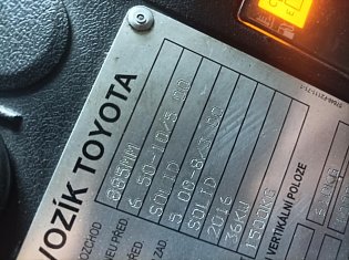 Vysokozdvižný vozík Toyota