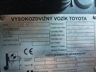 Vysokozdvižný vozík Toyota