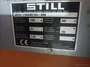 Ručně vedený vysokozdvižný vozík Still EXV12