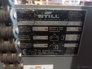 Elektrický vysokozdvižný ručně vedený vozík Still