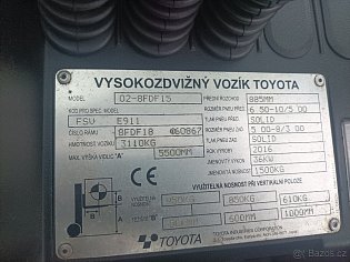 Vysokozdvižný vozík Toyota Tonero 15