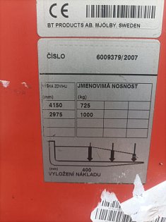 Vychystávací vozíky Toyota BT OME100M