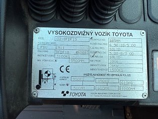 Vysokozdvižný vozík Toyota
